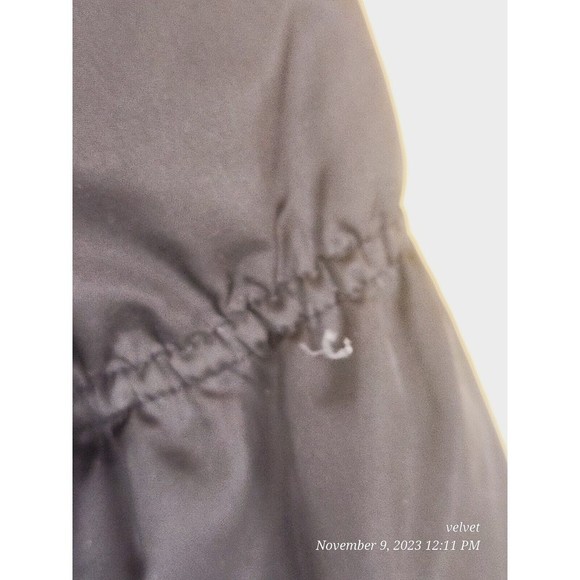 LAUNDRY BY DESIGN PUFFER BELTED COAT JACKET SZ XL DOWN FEATHERS Puffy Black - Picture 5 of 8